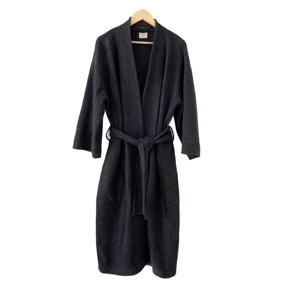 Aritzia Jackets & Blazers - Aritzia Wilfred Calandra Merino Wool Wrap Coat M